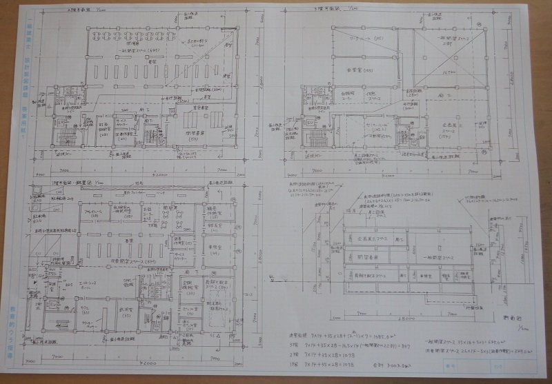 R5一級建築士製図試験「図書館」を終えて感想まとめ記事 | 建築バカ一代